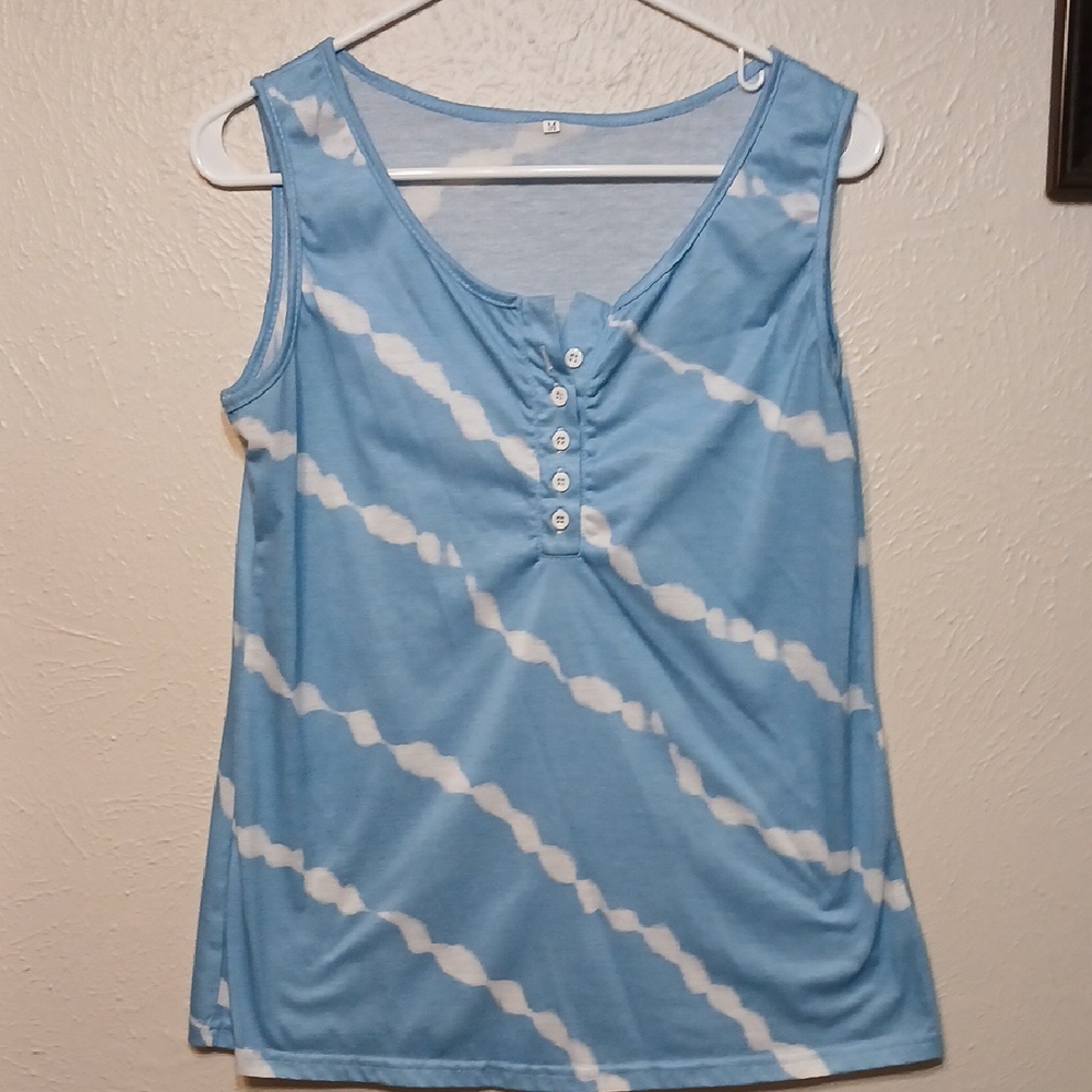 🧡Blue Sleeveless Top